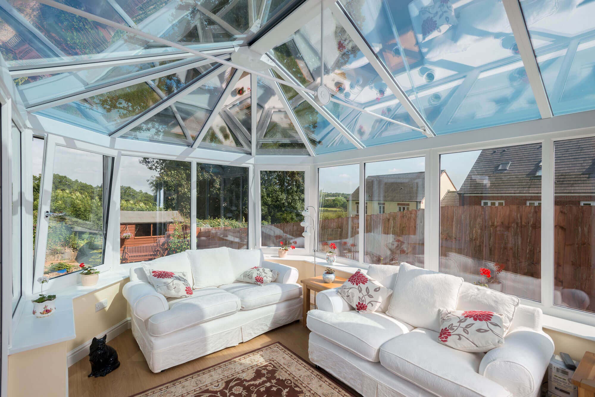 A modern conservatory for a home in Chandler's Ford.