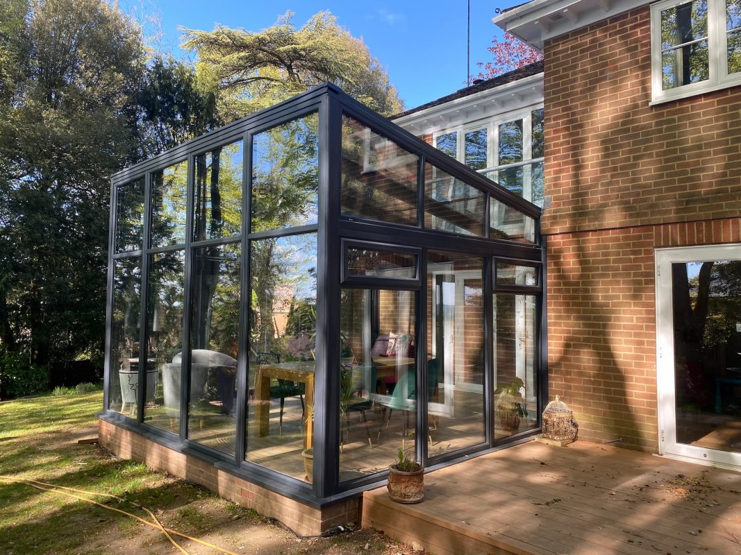 A lean to conservatory in Southampton.