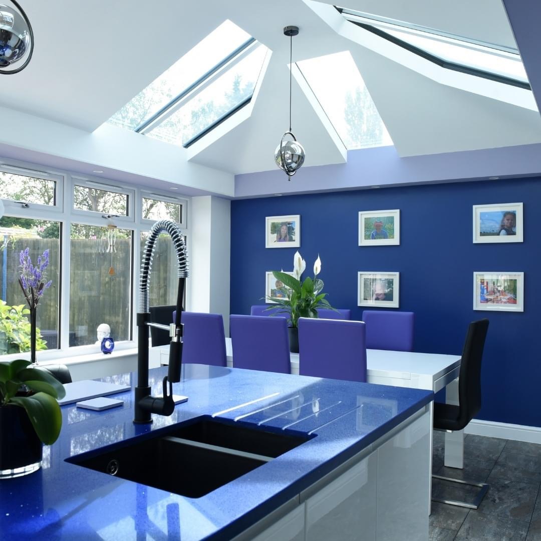 A modern house extension in Romsey.